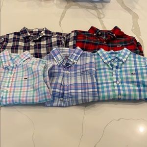 5 vineyard vines dress shirts size 5 kids